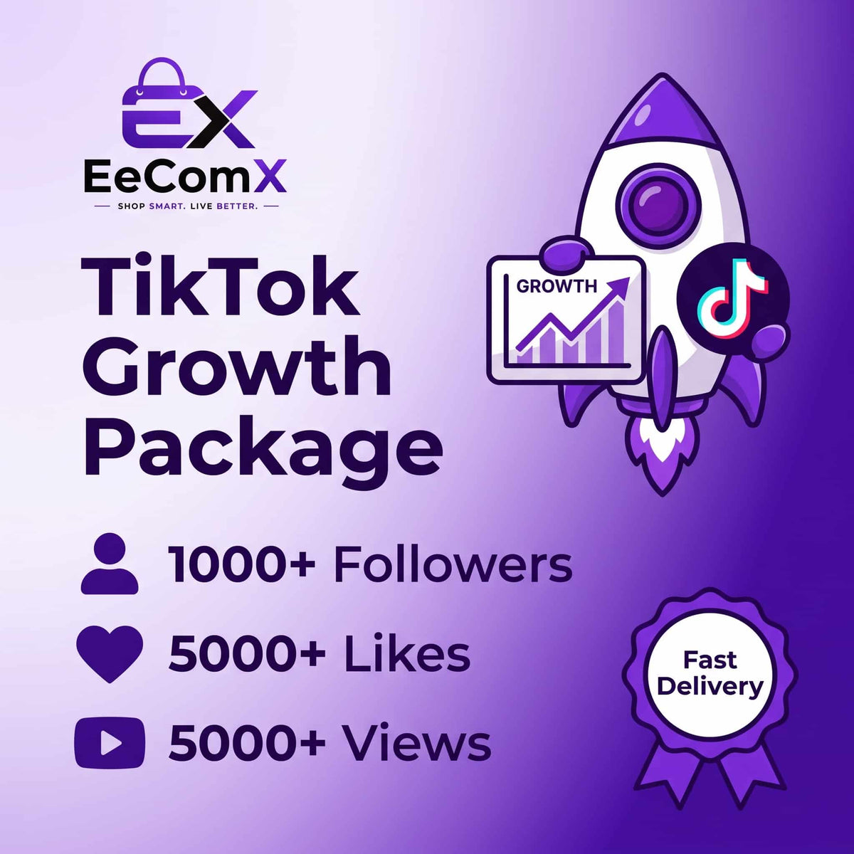 TikTok Growth Package – Followers, Likes & Views